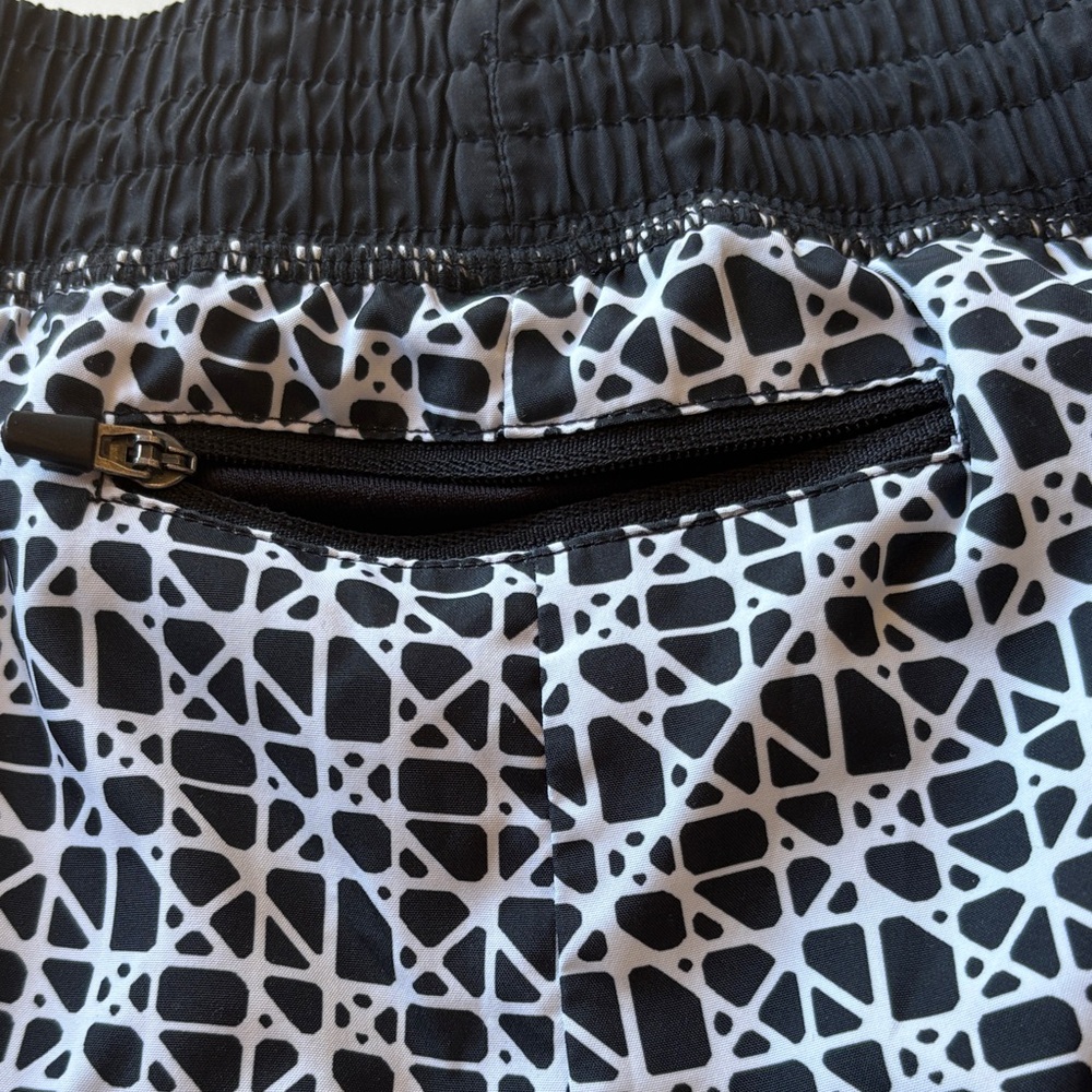 Champion Women's Geometric Black and White Athletic Shorts - Picture 5 of 6